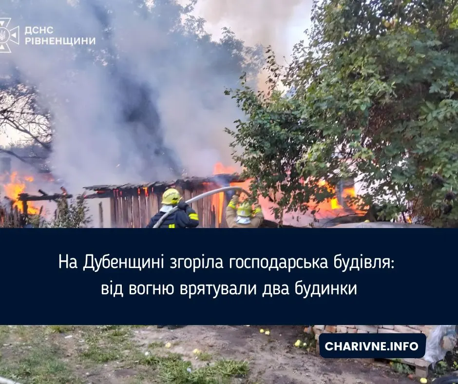 Пожежа на Дубенщині: як уберегти двір від вогню
