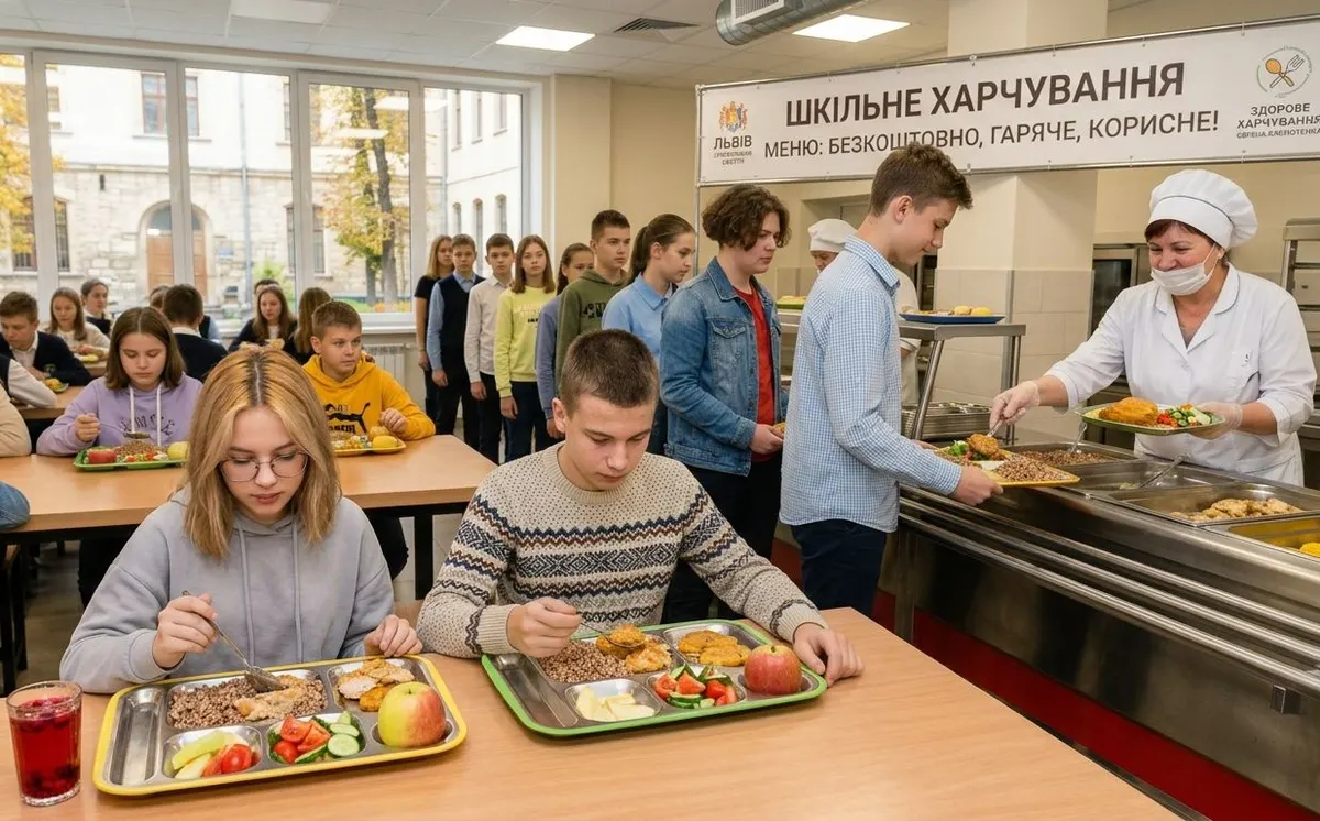 Безкоштовні обіди у львівських школах: що варто знати батькам