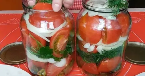 Помідори по-польськи на зиму: простий рецепт без маринаду