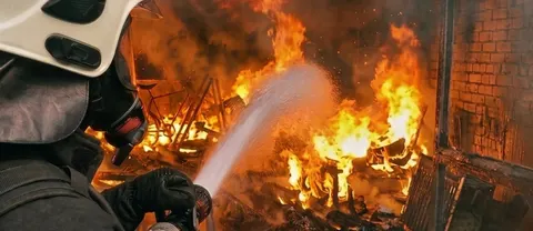 Пожежа в селі під Тернополем: травмувався власник будівлі